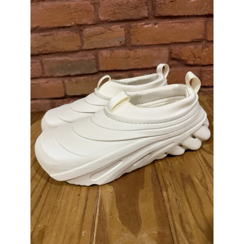 Crocs Men's 8 Women's 10 Ivory‎ Echo Storm Tundra Shoes 209414-0HR Water Boating